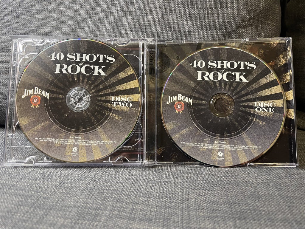 JIM BEAM - 40 Shots of Rock - 2 CDs