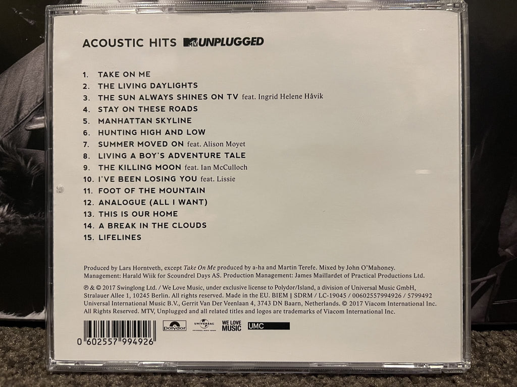 A-ha - Acoustic Hits MTV Unplugged - CD
