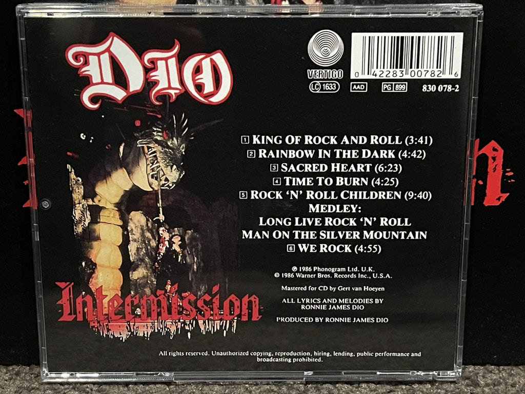 Dio - Intermission - “Live” - CD