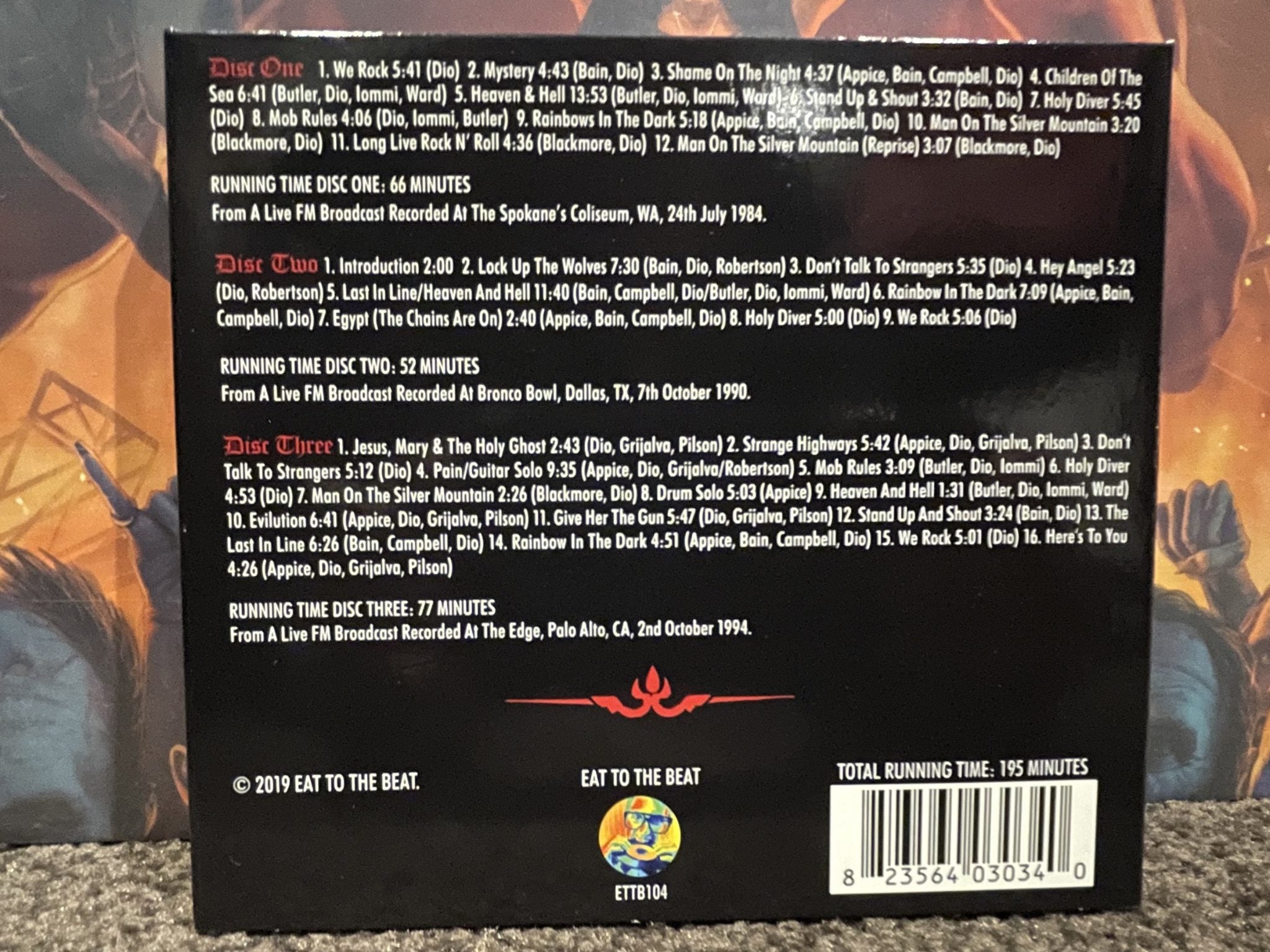 Dio - Transmission Impossible - 3 CDs Set Pack