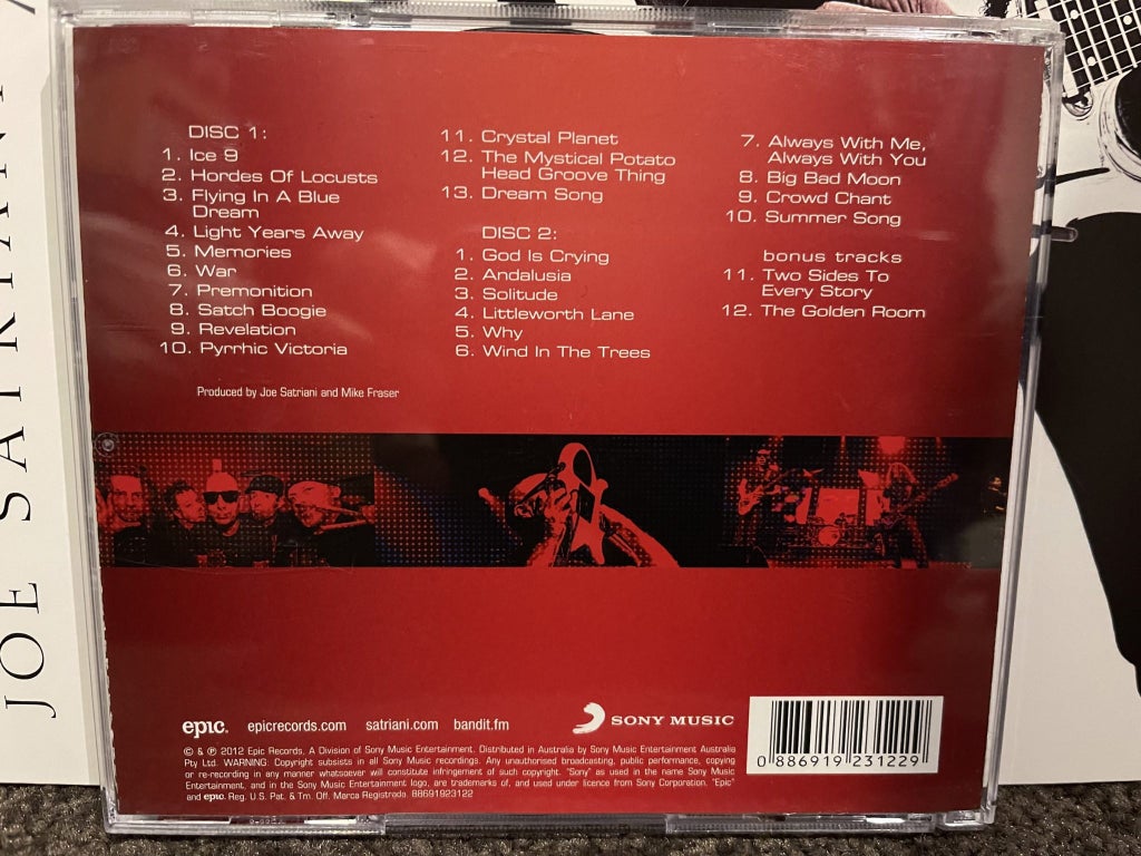 Joe Satriani - Satchurated - Live In Montreal - 2 CDs Set