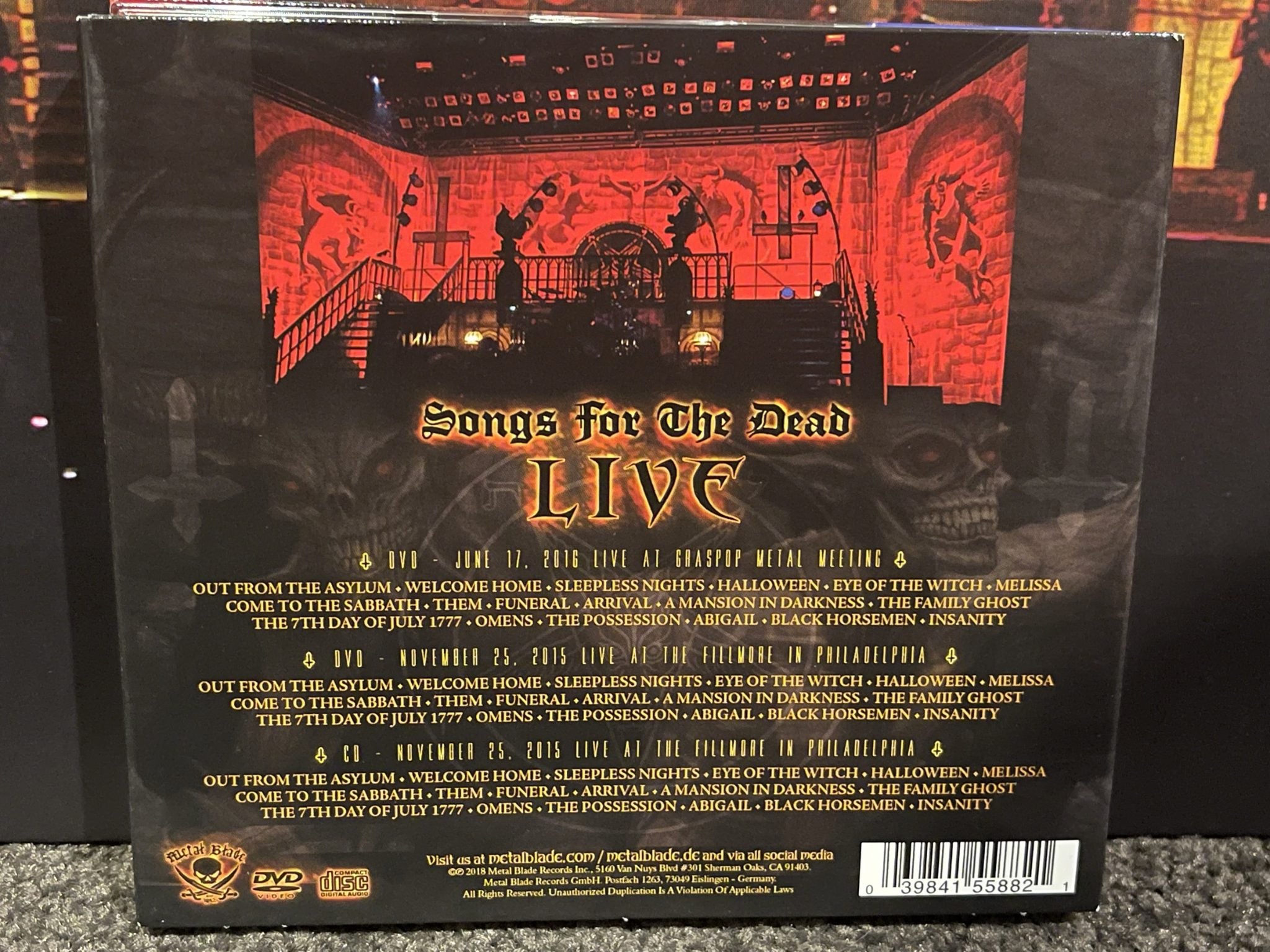 King Diamond - Songs For The Dead - Live - CD / 2 DVD Set