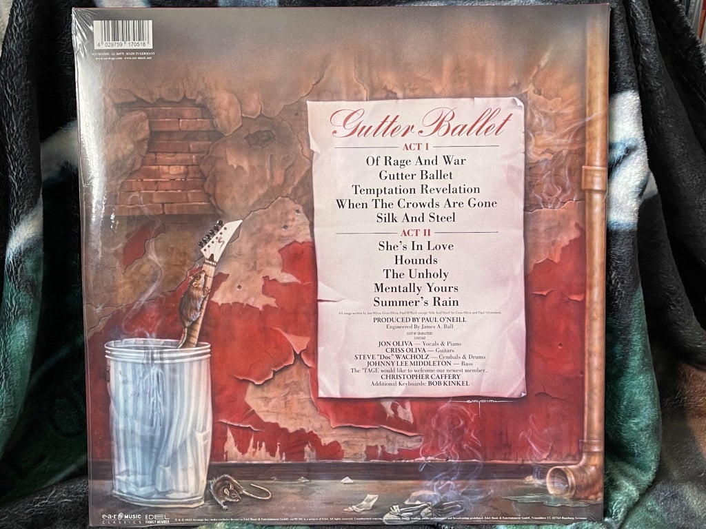 Savatage - Gutter Ballet - Vinyl (New) + Single Vinyl - Limited Edition