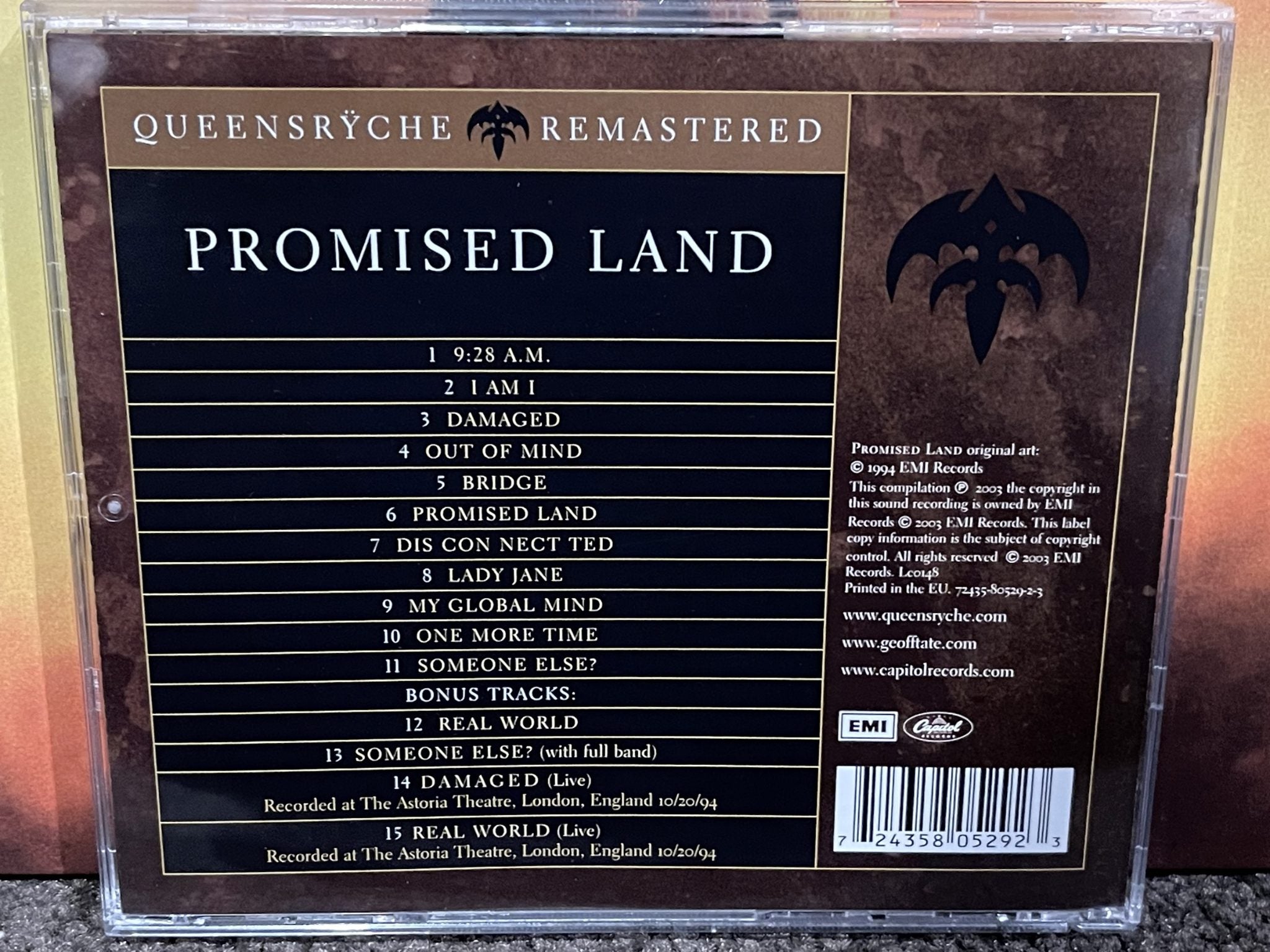 Queensryche - Promised Land - CD