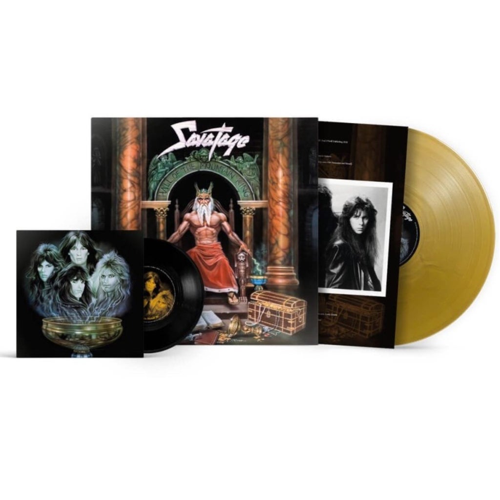 Savatage - Hall Of The Mountain King - Gold Vinyl Ltd Ed + 7” Single - New