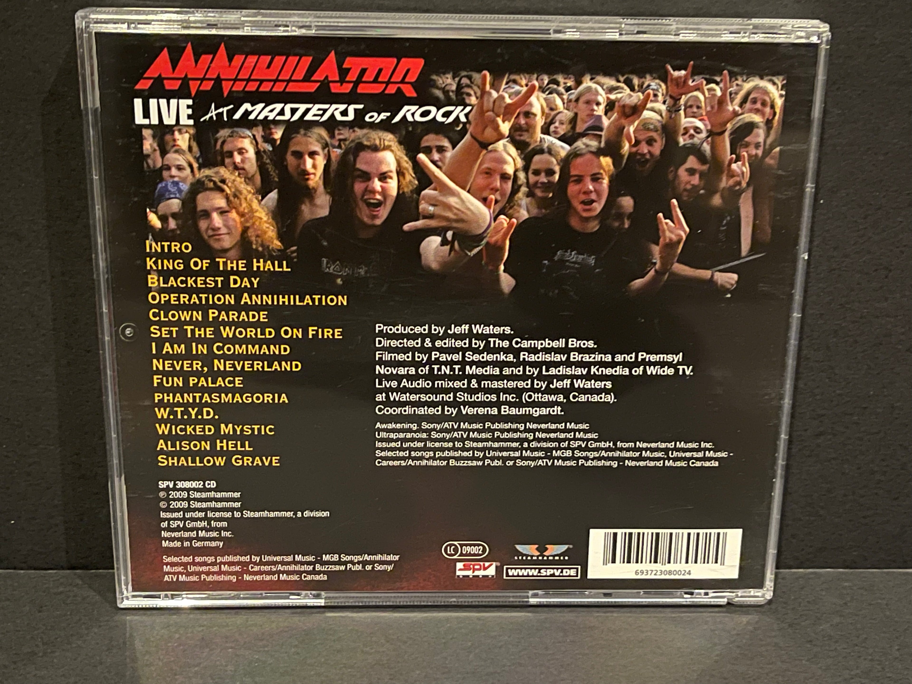 Annihilator -Live At Masters Of Rock - CD